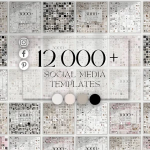 12 000 Instagram Canva Template